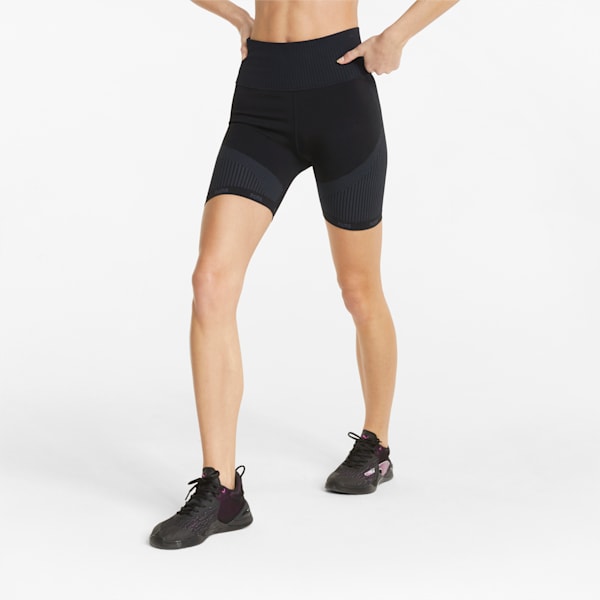 Shorts de entrenamiento FORMKNIT de 5" para mujer, Puma Black-Asphalt